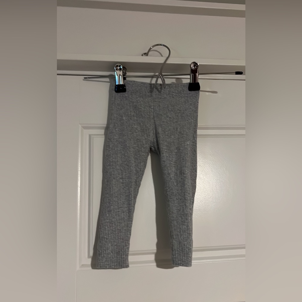 $13 ADD ON Jamie Kay Leggings Pants Essential‎ Gray 3-6M H&M Neutral Ribbed